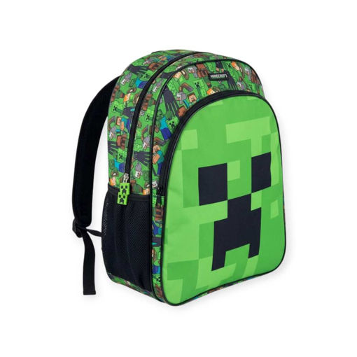 Picture of MINECRAFT CREEPER 2 ZIP LARGE BACKPACK